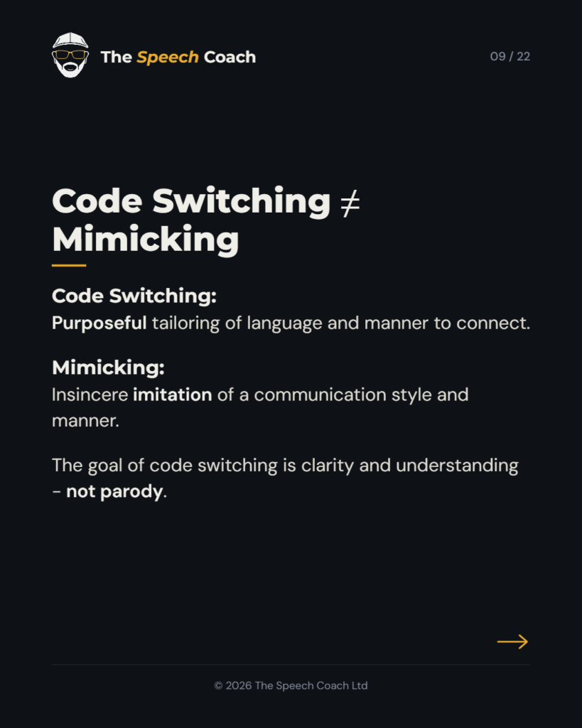 The Speech Coach: Code Switching: The Art of Adaptable Communication