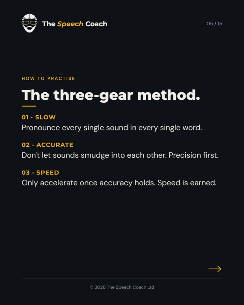 The Speech Coach: Articulatory Sentences