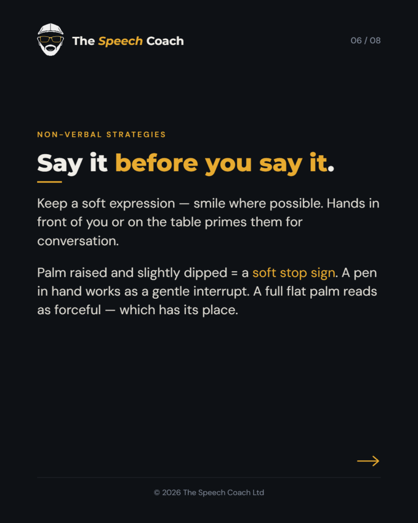 The Speech Coach: Interruptions & Interjections